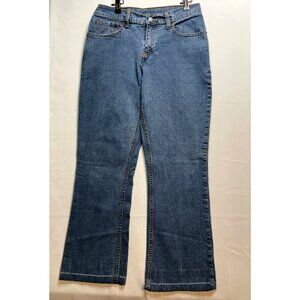 Levi's jeans womens 4 bootcut mid rise 26 x 26 re-hemmed blue